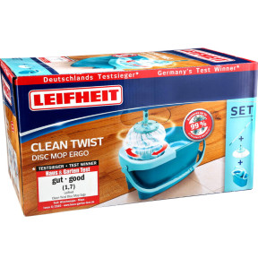 Набір для прибирання Leifheit Clean Twist Disc Mop Ergo (відро + швабра)